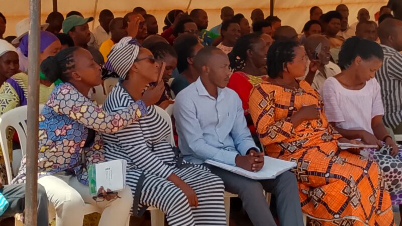 Abanyamuryango ba  Koperative Ejo heza rugende rice ikora ubuhinzi bw’umuceeri yatoye abayobozi bashya.