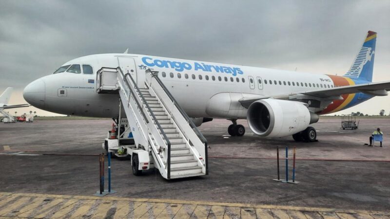 Congo Airways yambuwe uruhushya rwo gukora ubwikorezi bwo mu kirere