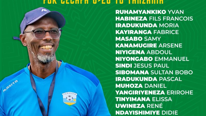 Duherekeze Ingimbi z’amavubi muri Tanzania. REBA INKURU