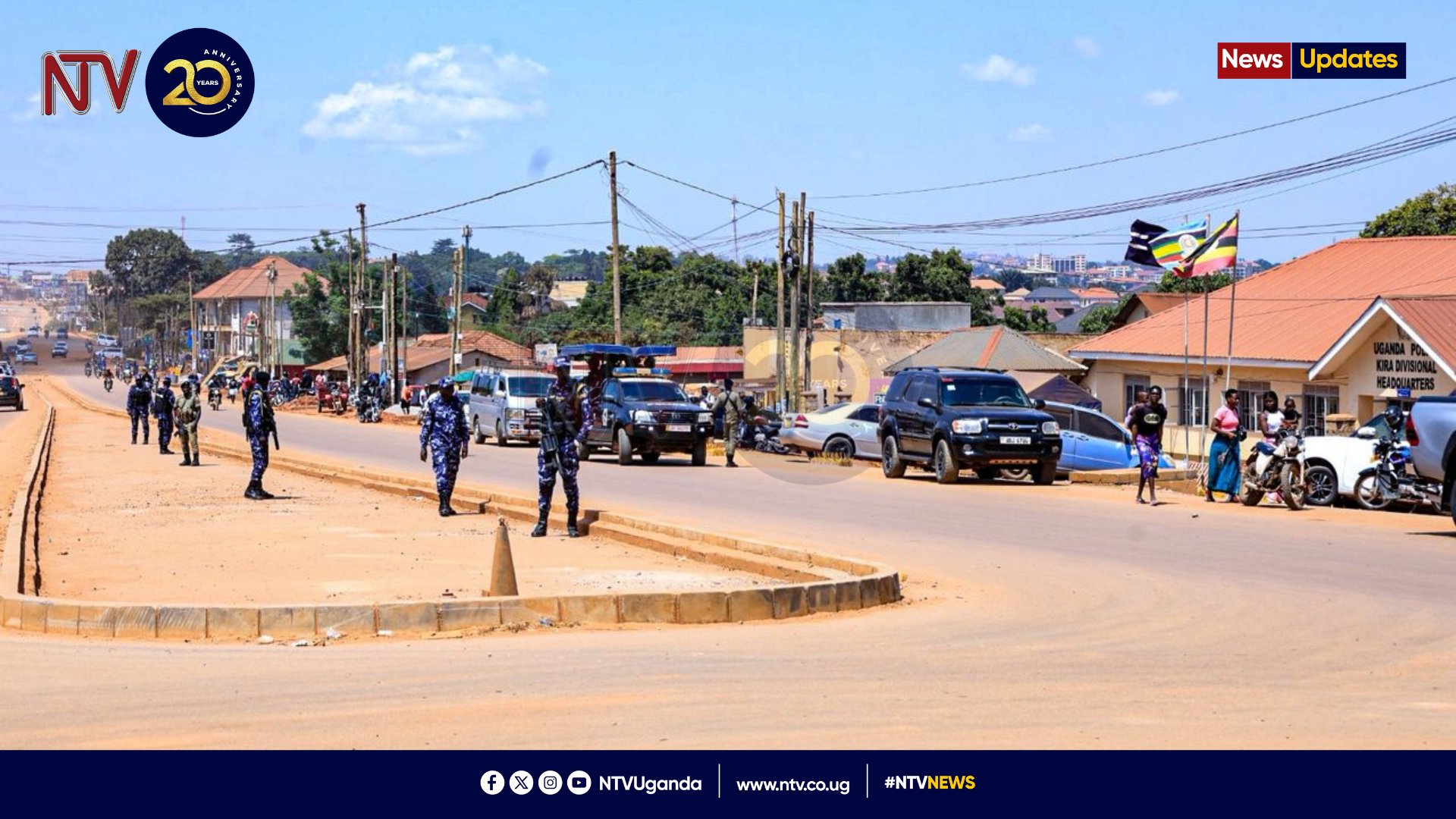 Abapolisi batatanyije abanyamakuru n’abashyigikiye Erias Lukwago bari bateraniye ku cyicaro cya Polisi ya Kira