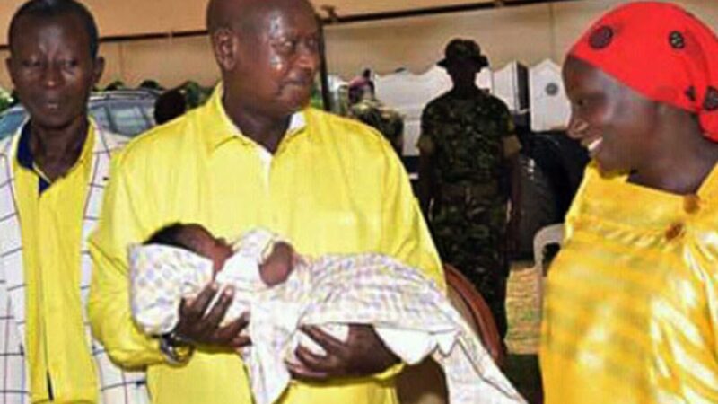 Agahinda: Umwana wari witiriwe Amos Kaguta, se wa Perezida Museveni, yitabye Imana afite ukwezi kumwe gusa